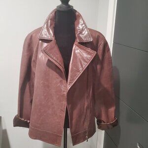 Spiegel Women's Rich Brown Leather Jacket